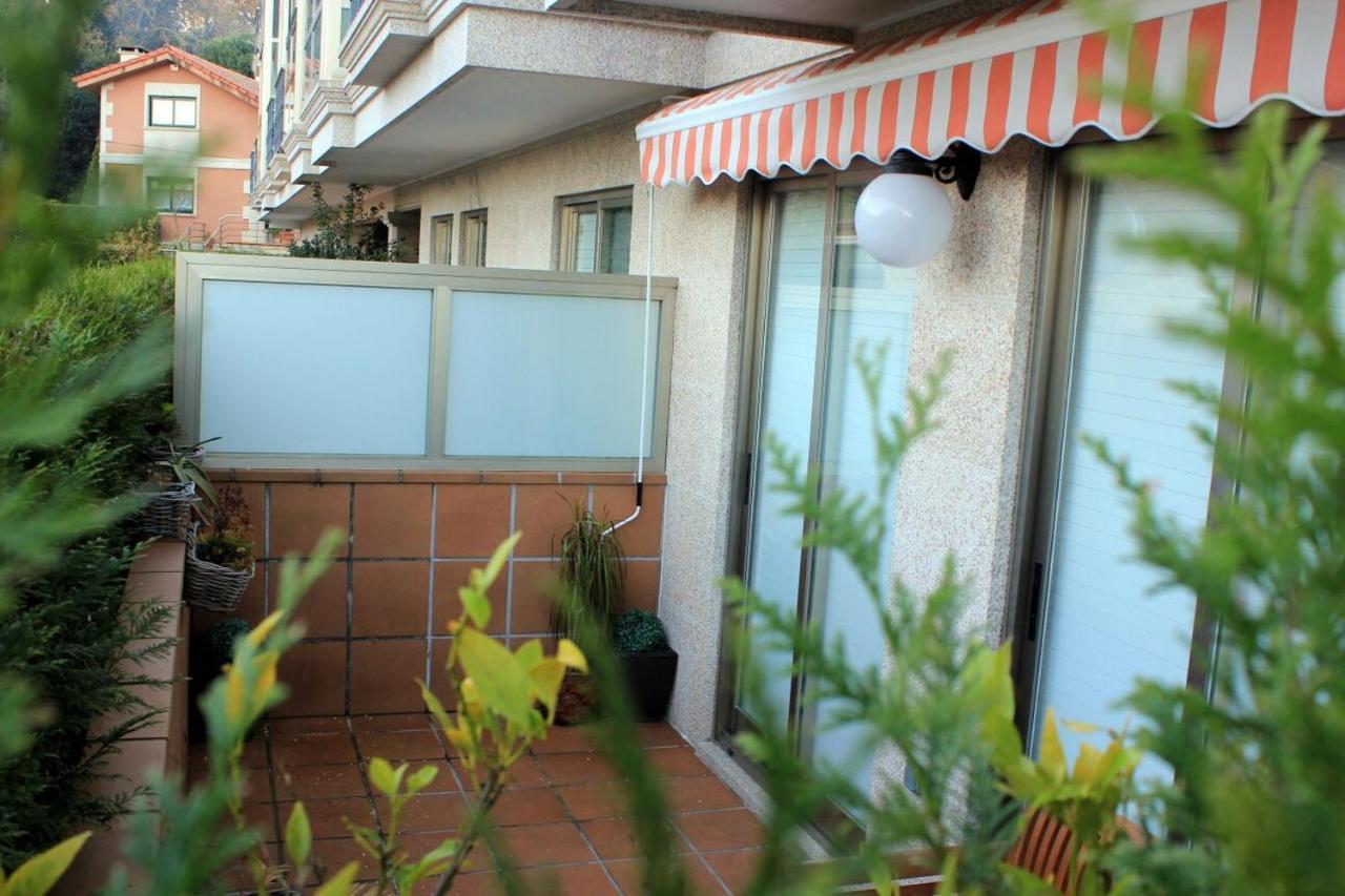 Apartamento Apartamento con Terraza y Piscina, Baiona Exterior foto